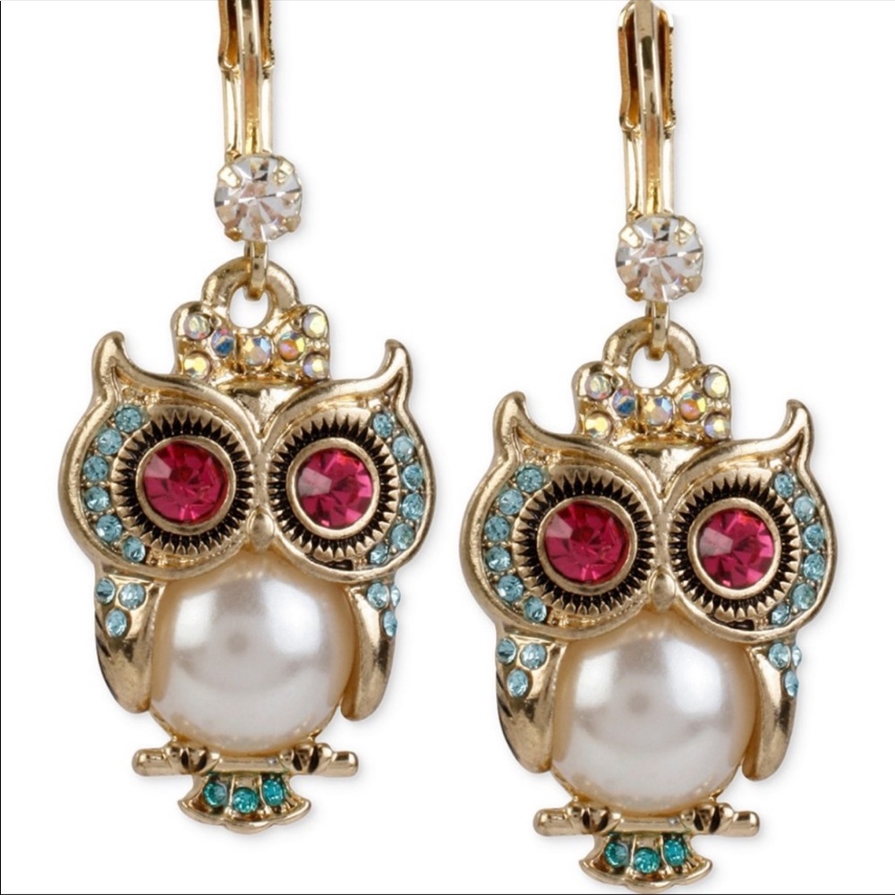 Betsey Johnson Ornate Owls